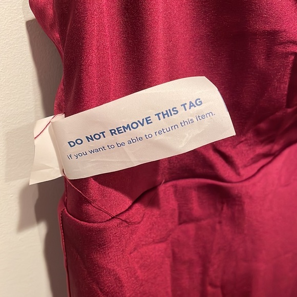 Fame and Partners Strappy Draped Gown in Wine color - Picture 7 of 16